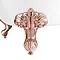 Oxford 1710 Roll Top Slipper Bath + Rose Gold Leg Set Profile Large Image
