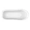 Oxford 1710 Roll Top Slipper Bath + White Leg Set additional Large Image