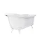 Oxford 1710 Roll Top Slipper Bath + White Leg Set Newest Large Image