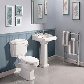 Oxford 5 Piece 2TH Traditional Ceramic Bathroom Suite Medium Image