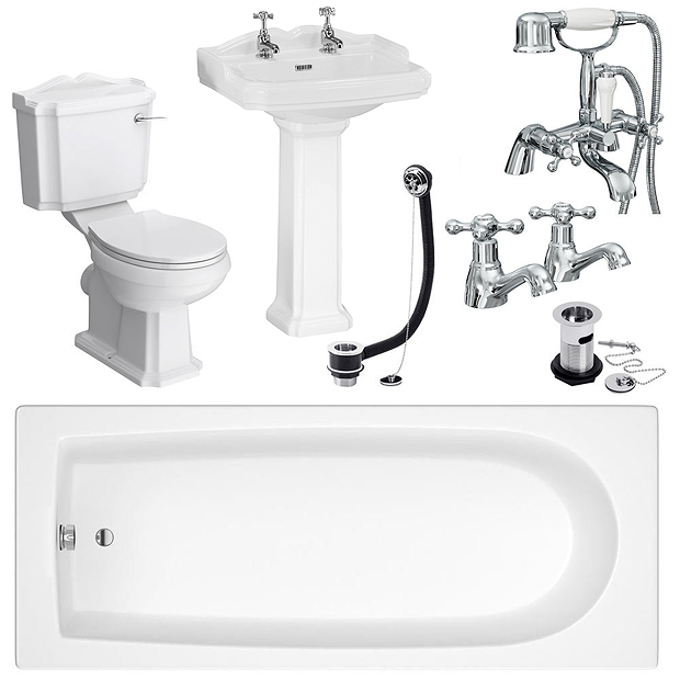 Oxford Complete Traditional Bathroom Package at Victorian Plumbing UK