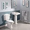 Oxford Traditional Free Standing Roll Top Slipper Bath Suite  Profile Large Image