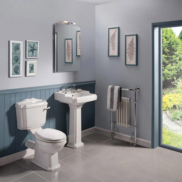 Oxford Traditional Free Standing Single Ended Roll Top Bath Suite at