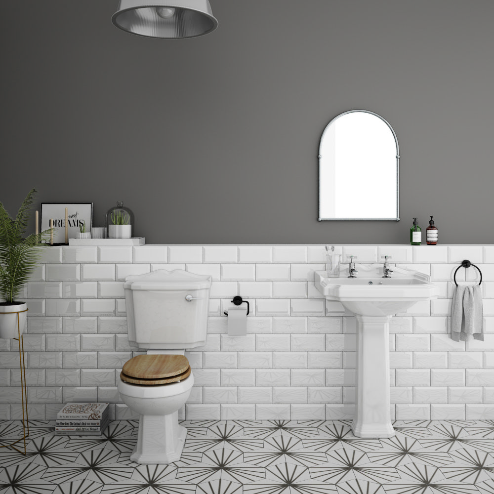 Oxford Traditional Toilet with Soft Close Seat - Various Colour Options ...