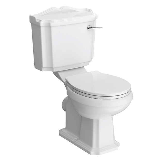 Oxford Traditional Toilet with Soft Close Seat Various Colour Options