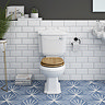 Oxford Traditional Toilet with Soft Close Seat - Various Colour Options Large Image