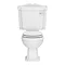 Oxford Traditional Toilet with Soft Close Seat - Gloss White Large Image