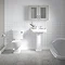 Oxford Close Coupled Traditional Toilet WC with Toilet Seat  Feature Large Image