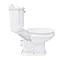 Oxford Close Coupled Traditional Toilet WC with Toilet Seat  Standard Large Image