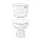 Oxford Close Coupled Traditional Toilet WC with Toilet Seat  In Bathroom Large Image