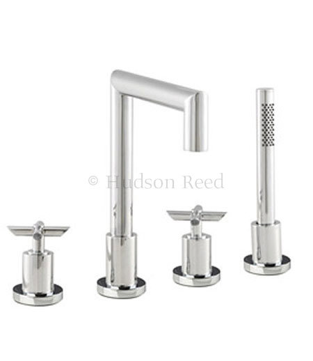 P-zazz 4 Tap Hole Bath Mixer Large Image