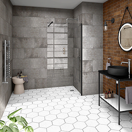 Pablo Dark Grey Concrete Effect Wall & Floor Tiles - 315 x 615mm