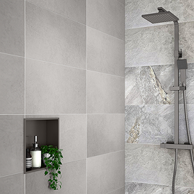 Pablo Ivory Concrete Effect Wall & Floor Tiles - 315 x 615mm