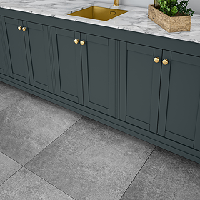 Pablo Light Grey Concrete Effect Wall & Floor Tiles - 610 x 610mm