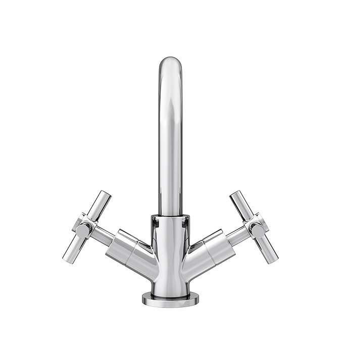 Pablo Modern Basin Mixer with Click Clack Waste - Chrome  additional Large Image