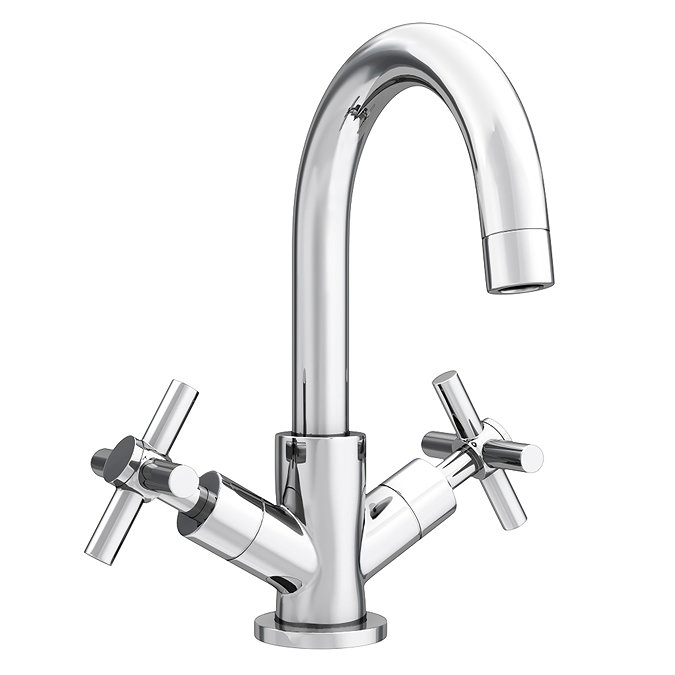 Pablo Modern Basin Mixer with Click Clack Waste - Chrome Large Image