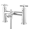 Pablo Modern Bath Shower Mixer with Shower Kit - Chrome