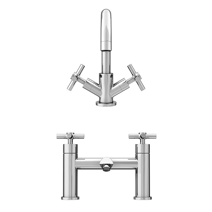 Pablo Modern Tap Package (Bath + Basin Tap)  additional Large Image