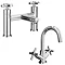 Pablo Modern Tap Package (Bath + Basin Tap) Large Image