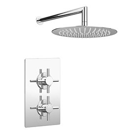 Pablo Shower Package with Concealed Crosshead Valve + Head Medium Image