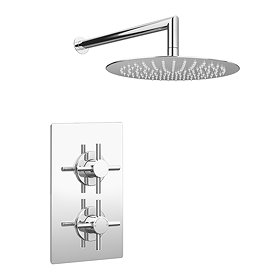 Pablo Shower Package with Concealed Crosshead Valve + Head Large Image