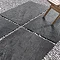 Pacific Anthracite Outdoor Stone Effect Floor Tile - 600 x 900mm  Feature Large Image