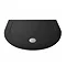 Pacific D-Shape Shower Enclosure + Slate Grey Shower Tray In Bathroom Large Image