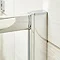 Pacific D-Shape Shower Enclosure + Slate Grey Shower Tray  Profile Large Image