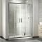 Pacific Double Sliding Shower Door Inc. Shower Tray + Waste  Newest Large Image