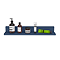Padstow 600mm Wooden Wall Hung Shelf – Satin Indigo Blue
