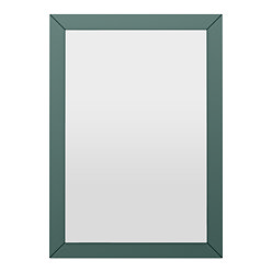 Padstow Framed Bathroom Mirror 600 x 400mm - Satin Green