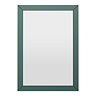 Padstow Framed Bathroom Mirror 600 x 400mm - Satin Green
