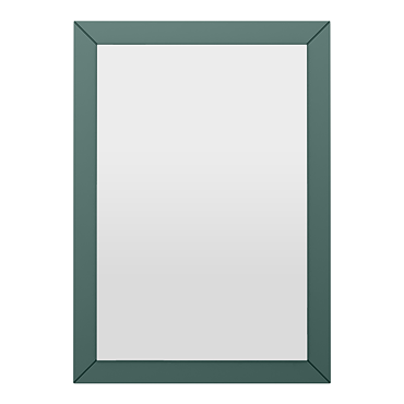 Padstow Framed Bathroom Mirror 600 x 400mm - Satin Green