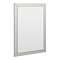 Padstow Framed Bathroom Mirror 600 x 400mm – Satin Grey