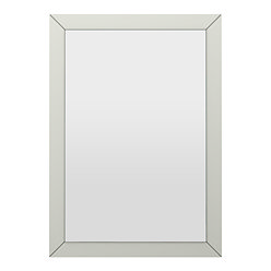 Padstow Framed Bathroom Mirror 600 x 400mm – Satin Grey