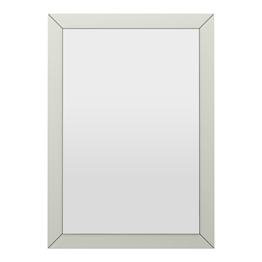 Padstow Framed Bathroom Mirror 600 x 400mm – Satin Grey