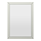 Padstow Framed Bathroom Mirror 600 x 400mm – Satin Grey