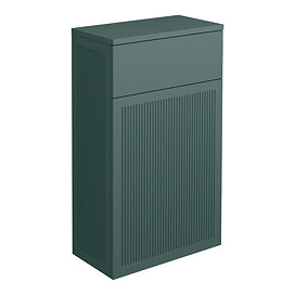 Padstow Slatted WC Toilet Unit – Satin Green (Unit Only)