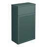 Padstow Slatted WC Toilet Unit – Satin Green (Unit Only)