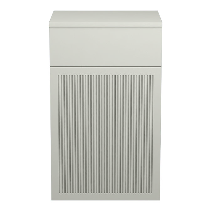 Padstow Slatted WC Toilet Unit – Satin Grey (Unit Only)