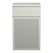 Padstow Slatted WC Toilet Unit – Satin Grey (Unit Only)
