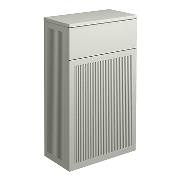 Padstow Slatted WC Toilet Unit – Satin Grey (Unit Only)