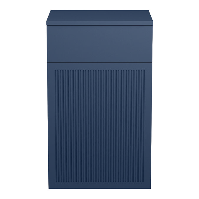 Padstow Slatted WC Toilet Unit – Satin Indigo Blue (Unit Only)