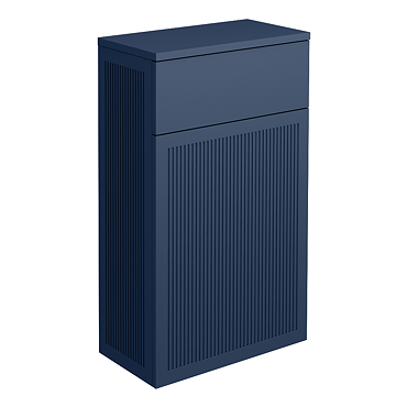 Padstow Slatted WC Toilet Unit – Satin Indigo Blue (Unit Only)