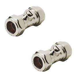 Pair of 15mm Isolating Valves