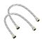Pair of 1/2" x 15mm x 500mm Flexible Tap Connectors