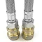 Pair of 3/8" Inch Flexi Tail Pipe Adapters for Grohe + Roca Taps  Profile Large Image