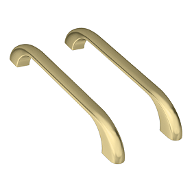 Pair of Aurora 290mm Brushed Gold Bath Grips