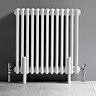 Pair of White Adjustable Column Radiator Feet (For 3 and 4 Column Rads)