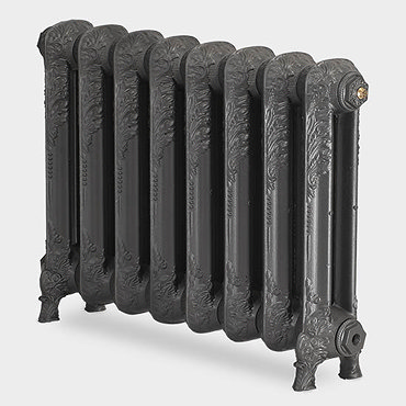 Paladin Shaftsbury 540mm High 6 Section Electric Cast Iron Radiator with 900w Heating Element  Profi